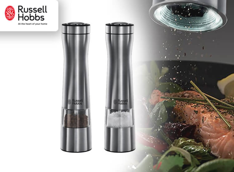 Deal Donkey - Russell Hobbs Elektrische Classic Peper- & Zoutmolen Deal Donkey - Russell Hobbs Elektrische Classic Peper- & Zoutmolen