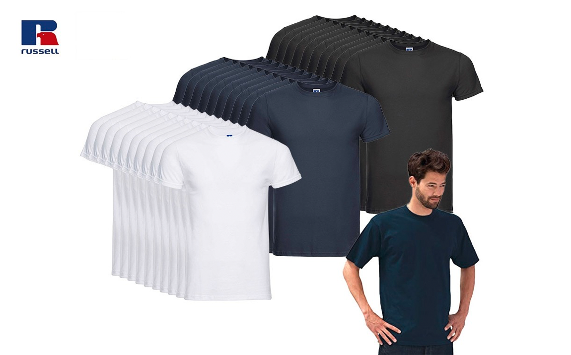 Deal Donkey - Russell T-Shirts - 10 Stuks Deal Donkey - Russell T-Shirts - 10 Stuks