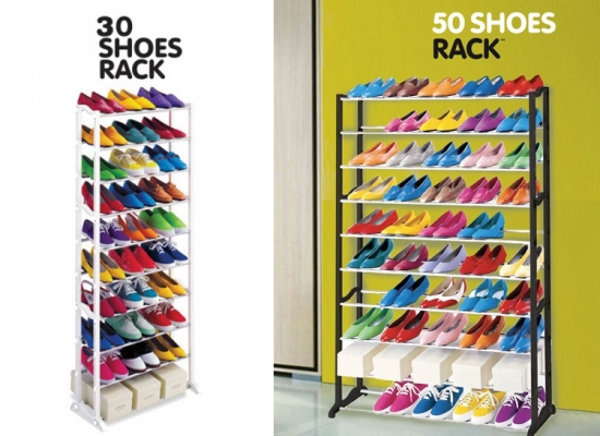 Deal Donkey - Schoenenrek Geschikt Voor 30 Of 50 Paar Schoenen Deal Donkey - Schoenenrek Geschikt Voor 30 Of 50 Paar Schoenen