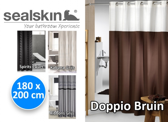 Deal Donkey - Sealskin Douchegordijn In 4 Verschillende Modellen Beschikbaar Deal Donkey - Sealskin Douchegordijn In 4 Verschillende Modellen Beschikbaar