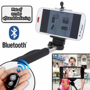 Deal Donkey - Selfie Stick Met Of Zonder Afstandbediening Deal Donkey - Selfie Stick Met Of Zonder Afstandbediening