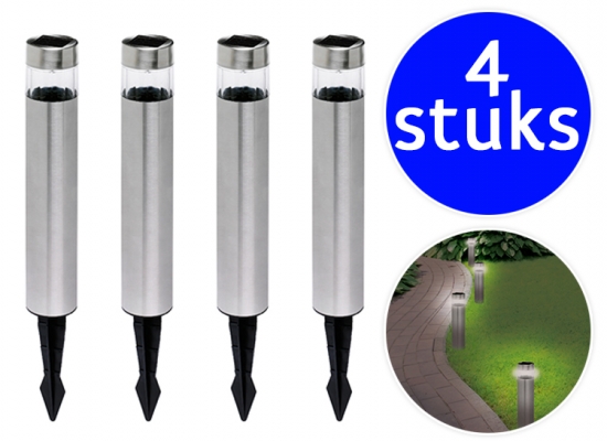 Deal Donkey - Set Van 4 Solar Rvs Led Tuinlampen Deal Donkey - Set Van 4 Solar Rvs Led Tuinlampen