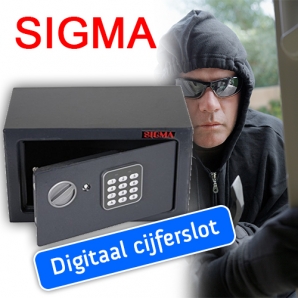 Deal Donkey - Sigma Kluis Met Digitaal Cijferslot Deal Donkey - Sigma Kluis Met Digitaal Cijferslot