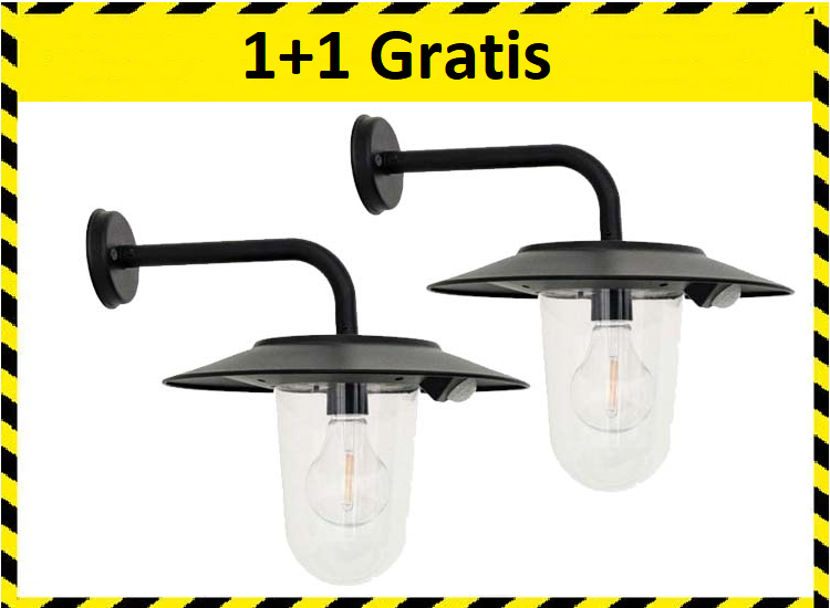 Deal Donkey - Sil Products Solar Stallamp Met Bewegingssensor - Wandlamp - Buitenlamp - 1+1 Gratis