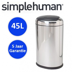 Deal Donkey - Simplehuman 45 Liter Aero Soft Touch Vuilnisbak