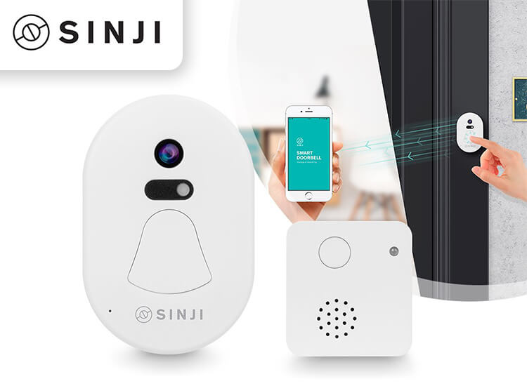 Deal Donkey - Sinji M1 Smart Wifi Deurbel Met Camera Deal Donkey - Sinji M1 Smart Wifi Deurbel Met Camera