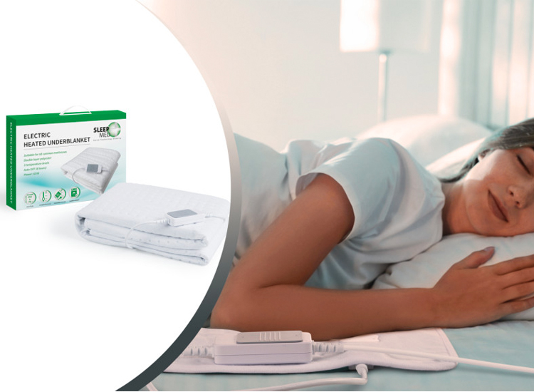 Deal Donkey - Sleepmed Elektrisch Verwarmde Deken - 60W - 70X150cm Deal Donkey - Sleepmed Elektrisch Verwarmde Deken - 60W - 70X150cm