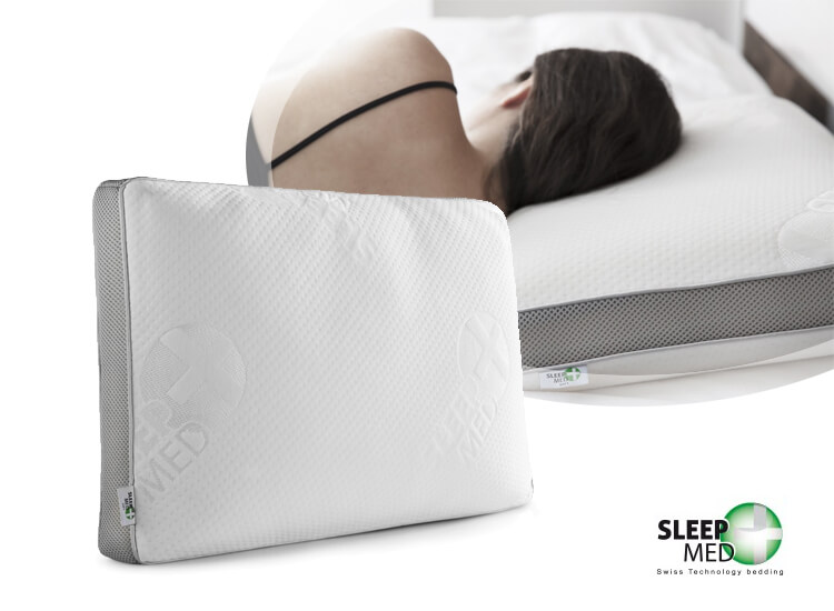 Deal Donkey - Sleepmed Memory Foam Kussen Met 3D Ventilatieband - Traagschuim Verhelpt Pijnklachten