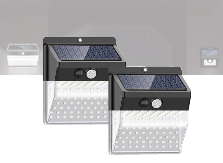 Deal Donkey - Solar Buitenlamp Met Bewegingssensor - 2 Stuks - Zwart Deal Donkey - Solar Buitenlamp Met Bewegingssensor - 2 Stuks - Zwart