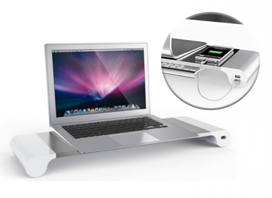 Deal Donkey - Space Bar Monitor Standaard - Verhoging Voor Je Beeldscherm Met 4 Usb-Aansluitingen Deal Donkey - Space Bar Monitor Standaard - Verhoging Voor Je Beeldscherm Met 4 Usb-Aansluitingen