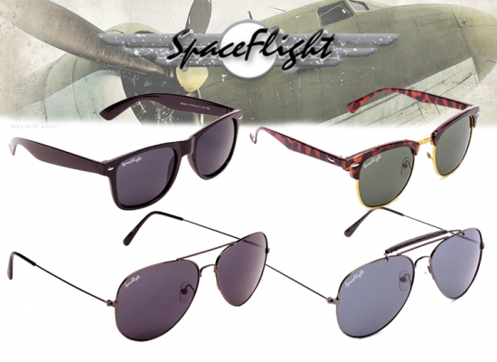 Deal Donkey - Spaceflight Zonnebrillen; Aviator, Wayfarer, Retro Of Design Modellen