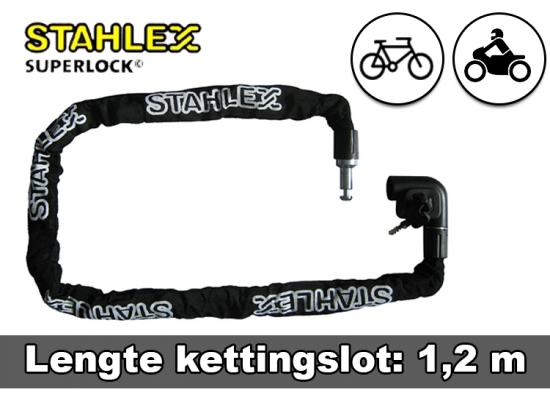 Deal Donkey - Stahlex Gehard Stalen Fietsslot 1,2 Meter Lang Deal Donkey - Stahlex Gehard Stalen Fietsslot 1,2 Meter Lang