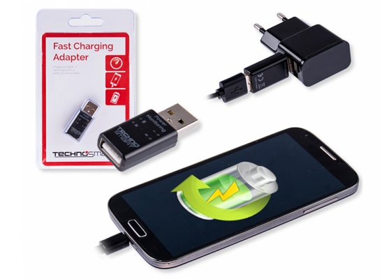 Deal Donkey - Technosmart Usb Snellader; 4X Sneller Je Telefoon Opladen