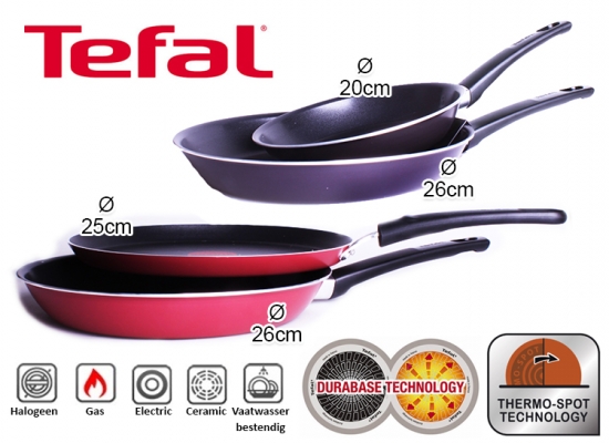 Deal Donkey - Tefal Pannenset Met Thermospot (2 Stuks) Deal Donkey - Tefal Pannenset Met Thermospot (2 Stuks)