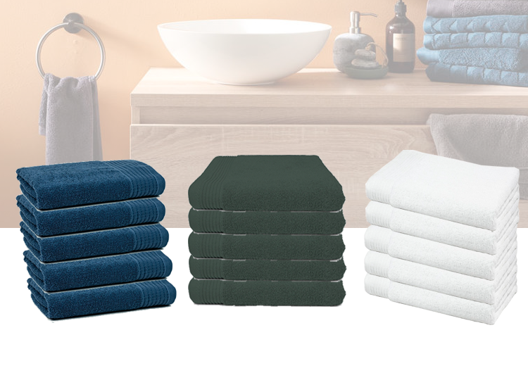 Deal Donkey - The One Towelling 5-Pack Luxe Hotel Handdoeken 100% Katoen - 70X140 - Verschillende Kleuren Deal Donkey - The One Towelling 5-Pack Luxe Hotel Handdoeken 100% Katoen - 70X140 - Verschillende Kleuren