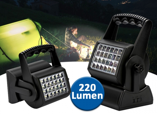 Deal Donkey - The White Series Led Bouwlamp - Draadloos - 220 Lumen Deal Donkey - The White Series Led Bouwlamp - Draadloos - 220 Lumen