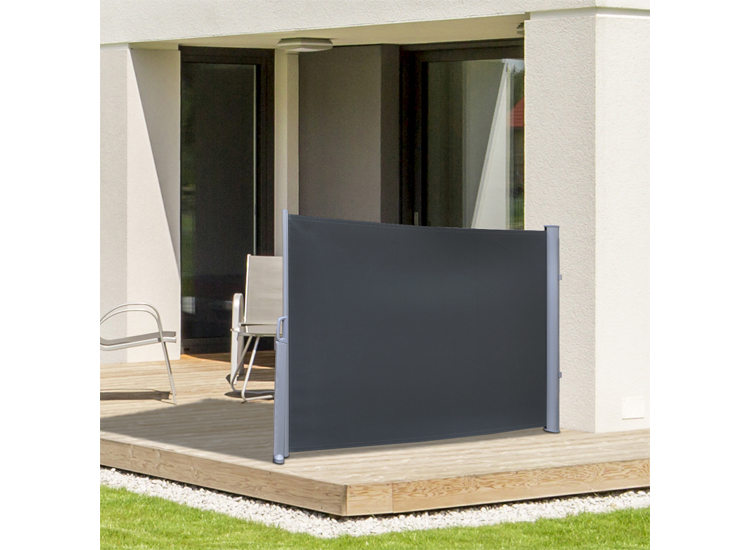 Deal Donkey - Uitschuifbaar Windscherm - Antraciet - 160X300 Cm Deal Donkey - Uitschuifbaar Windscherm - Antraciet - 160X300 Cm