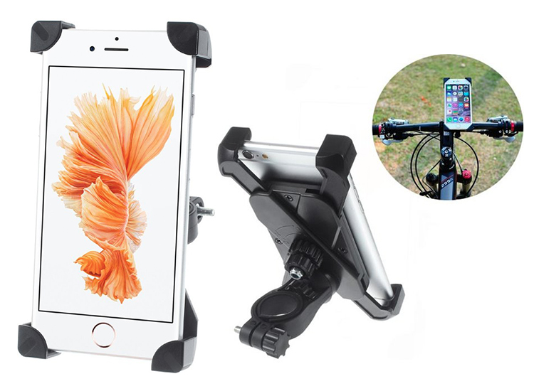 Deal Donkey - Universele Smartphone Houder Fiets En Motor - Zwart Deal Donkey - Universele Smartphone Houder Fiets En Motor - Zwart