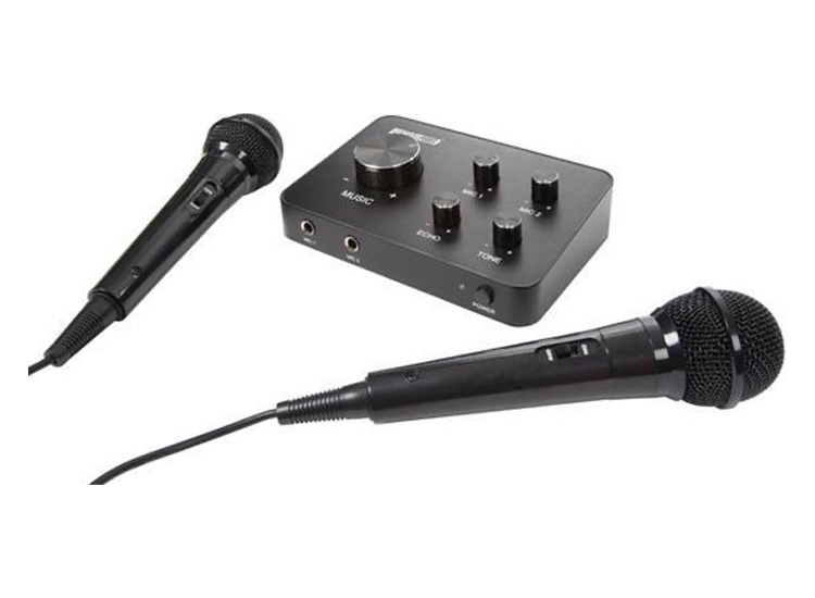 Deal Donkey - Velleman Karaokeset - 2 Microfoons - Tv-Aansluting - Plug&Play