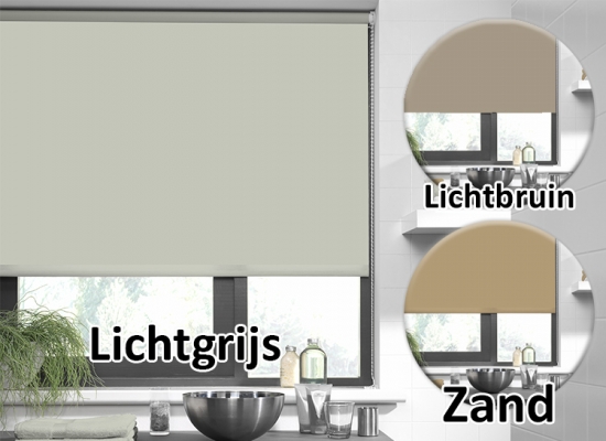 Deal Donkey - Verduisterend Rolgordijn In Zand, Lichtbruin Of Lichtgrijs Deal Donkey - Verduisterend Rolgordijn In Zand, Lichtbruin Of Lichtgrijs