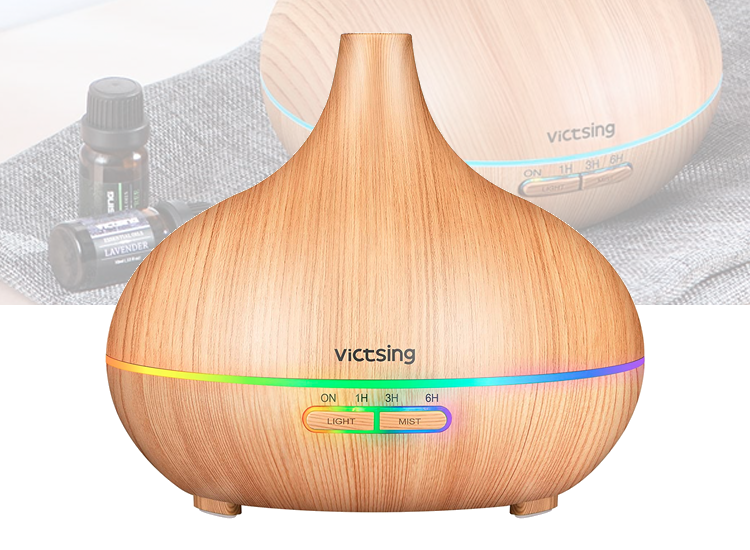 Deal Donkey - Victsing Aroma Diffuser - Luchtbevochtiger - 300Ml Deal Donkey - Victsing Aroma Diffuser - Luchtbevochtiger - 300Ml