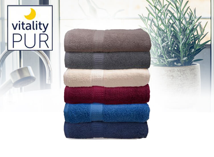 Deal Donkey - Vitality Pur Handdoeken - 6 Stuks - 480 Grams Deal Donkey - Vitality Pur Handdoeken - 6 Stuks - 480 Grams