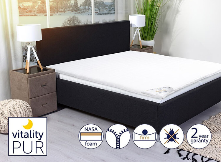 Deal Donkey - Vitality Pur Traagschuim Topdekmatras Deal Donkey - Vitality Pur Traagschuim Topdekmatras