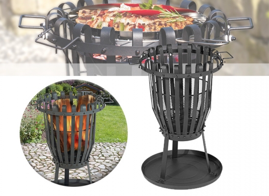 Deal Donkey - Vuurkorf En Barbecue 2-In-1 - Ideaal Voor De Kleinere Tuin Of Terras Deal Donkey - Vuurkorf En Barbecue 2-In-1 - Ideaal Voor De Kleinere Tuin Of Terras