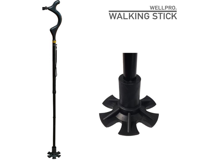 Deal Donkey - Wellpro Wandelstok - Telescopisch - Verstelbaar - Met Led Lamp Deal Donkey - Wellpro Wandelstok - Telescopisch - Verstelbaar - Met Led Lamp