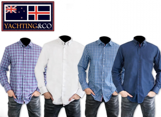Deal Donkey - Yachting & Co Heren Overhemden - Italiaanse Topkwaliteit Deal Donkey - Yachting & Co Heren Overhemden - Italiaanse Topkwaliteit