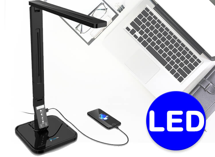 Deal Donkey - Zwarte Bureaulamp Met Usb-Poort - De Perfecte Bureaulamp Die Alles Kan Deal Donkey - Zwarte Bureaulamp Met Usb-Poort - De Perfecte Bureaulamp Die Alles Kan