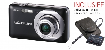 Dixons Dagdeal - Casio Exilim Ex-z820 Kit Digitale Camera Zwart Dixons Dagdeal - Casio Exilim Ex-z820 Kit Digitale Camera Zwart