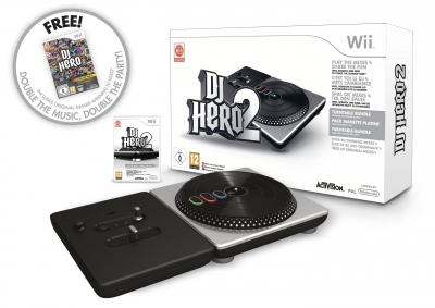 Dixons Dagdeal - Dj Hero 2 + Draaitafel Controller (Wii)