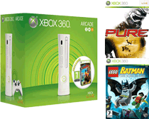 Dixons Dagdeal - Microsoft Xbox 360 Arcade Banjo-kazooie Pack + Pure + Lego Batman Dixons Dagdeal - Microsoft Xbox 360 Arcade Banjo-kazooie Pack + Pure + Lego Batman