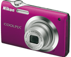 Dixons Dagdeal - Nikon Coolpix S3000 Digitale Camera Magenta