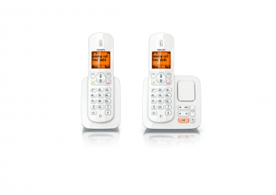 Dixons Dagdeal - Philips Dect Telefoon Cd2852w + Extra Handset Wit Dixons Dagdeal - Philips Dect Telefoon Cd2852w + Extra Handset Wit