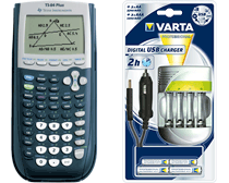 Dixons Dagdeal - Texas Instruments Ti-84+ Calculator + Varta Digitale Usb-lader + 2X Aa + 2X Aaa Batterijen