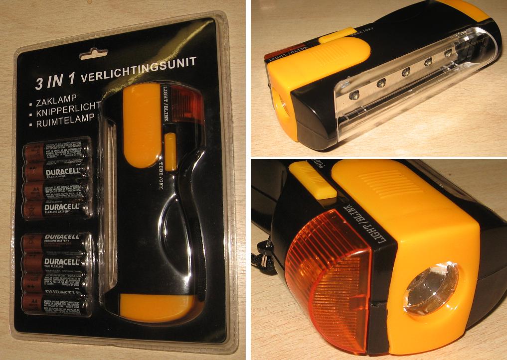 Doebie - 3 in 1 verlichtingsunit Duracell Doebie - 3 in 1 verlichtingsunit Duracell