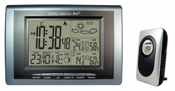 Doebie - 433 MHz draadloos weerstation met hygrothermometer Doebie - 433 MHz draadloos weerstation met hygrothermometer