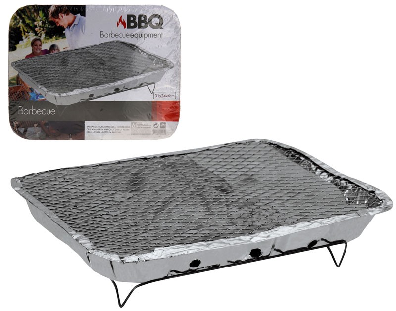Doebie - Barbecue-grill instant met kolen (weggooi bbq) set van 6 stuks Doebie - Barbecue-grill instant met kolen (weggooi bbq) set van 6 stuks