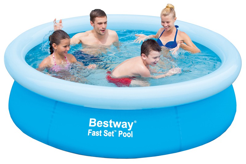 Doebie - Bestway Fast Set Zwembad 198x51cm topkwaliteit Doebie - Bestway Fast Set Zwembad 198x51cm topkwaliteit