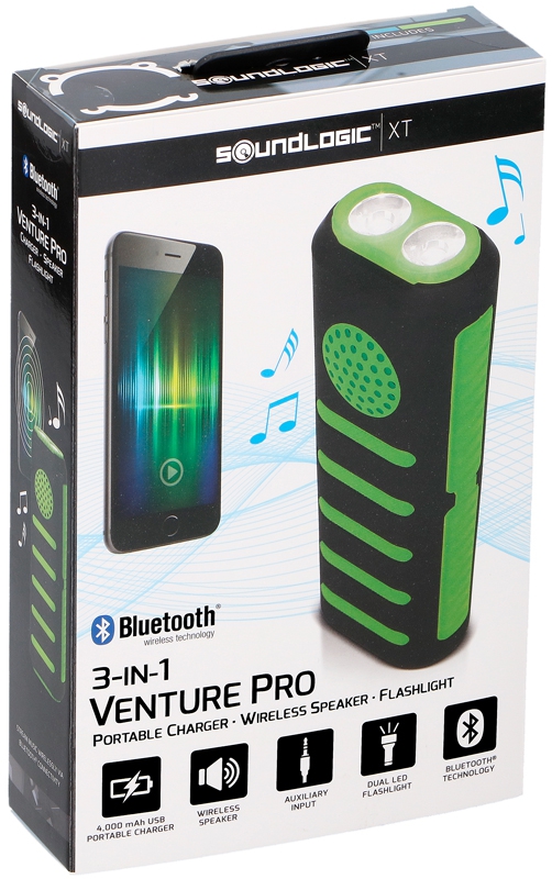Doebie - Bluetooth speaker, zaklamp en powerbank in 1 Doebie - Bluetooth speaker, zaklamp en powerbank in 1