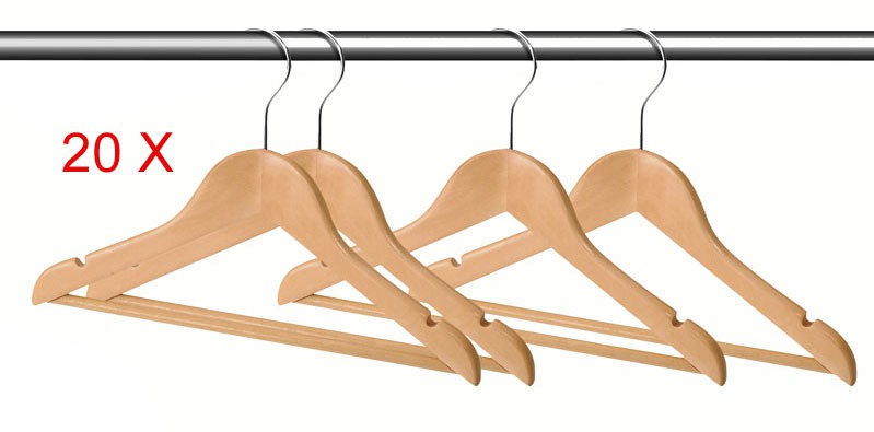Doebie - Degelijke houten kledinghangers vanaf 1 euro per stuk en GRATIS Doebie - Degelijke houten kledinghangers vanaf 1 euro per stuk en GRATIS
