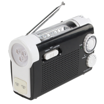 Doebie - Draagbare dynamo, zaklamp, radio en lader vanaf €20,00 Doebie - Draagbare dynamo, zaklamp, radio en lader vanaf €20,00