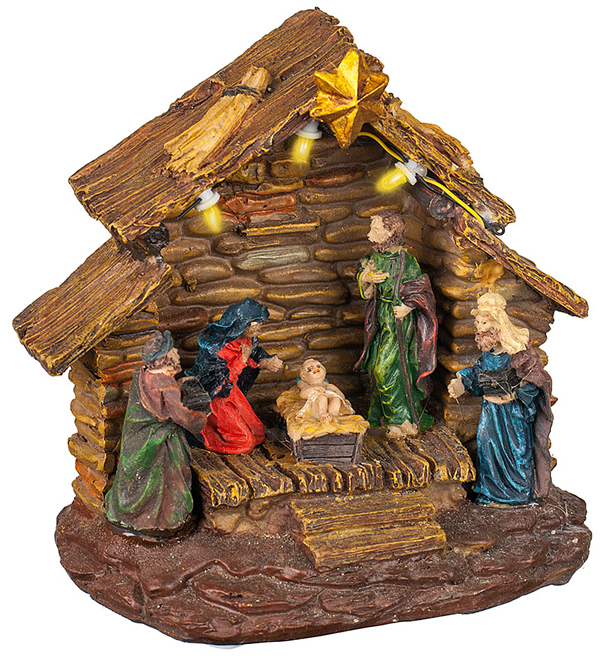 Doebie - Kerstkribbe met verlichting Doebie - Kerstkribbe met verlichting