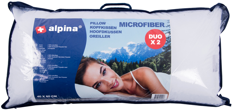 Doebie - Kussens anti-allergisch set van twee slaaptip Doebie - Kussens anti-allergisch set van twee slaaptip