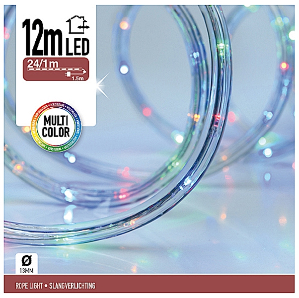Doebie - LED Lichtslang 12 meter multicolor geschikt voor buiten en binnen Doebie - LED Lichtslang 12 meter multicolor geschikt voor buiten en binnen