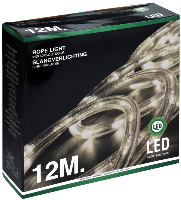 Doebie - LED lichtslang 12 meter warm wit Doebie - LED lichtslang 12 meter warm wit