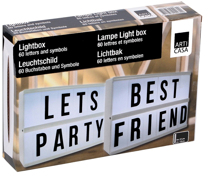 Doebie - Lichtbak met letters Cadeautip Doebie - Lichtbak met letters Cadeautip
