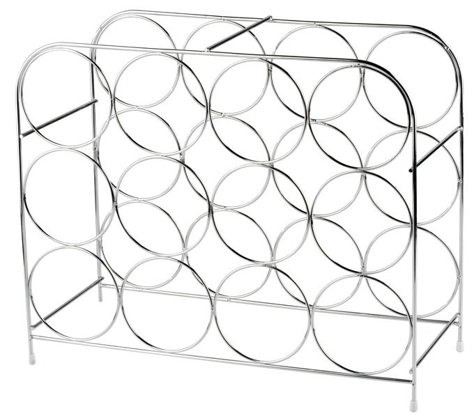 Doebie - Metalen design wijnrek voor 12 flessen